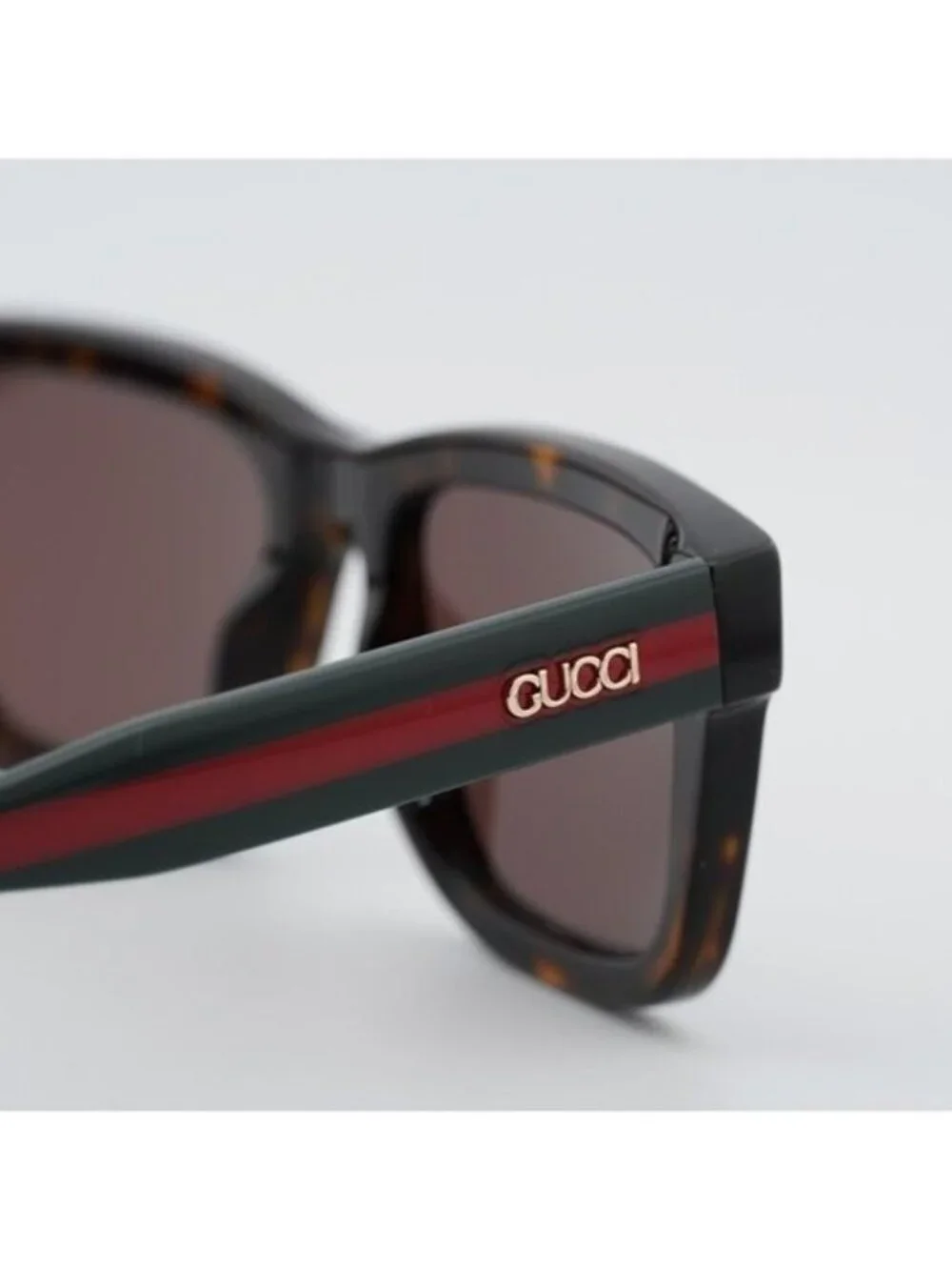 Gucci GG1869S 002 Sunglasses Havana Square Frame, Brown Lenses